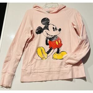 Disneyland Resort Mickey Mouse Pullover Sweatshirt Hoodie Women’s Pink Medium